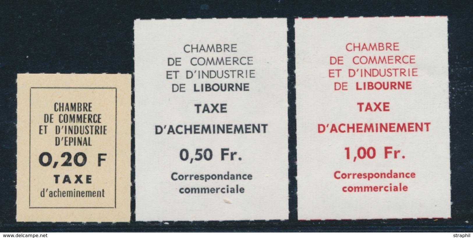 ** TIMBRES DE GREVE (REF. MAURY) - ** - N°9/11 - Epinal, Libourne - TB - Sonstige & Ohne Zuordnung