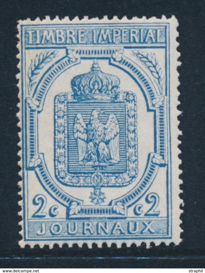 ** TIMBRES JOURNAUX - ** - N°8 - 2c Bleu - TB - Journaux