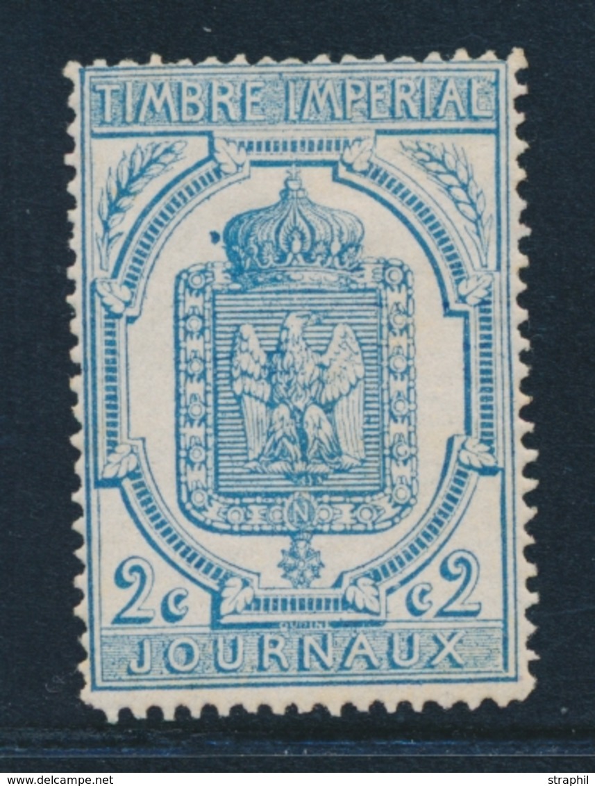 * TIMBRES JOURNAUX - * - N°8 - 2c Bleu - TB - Journaux