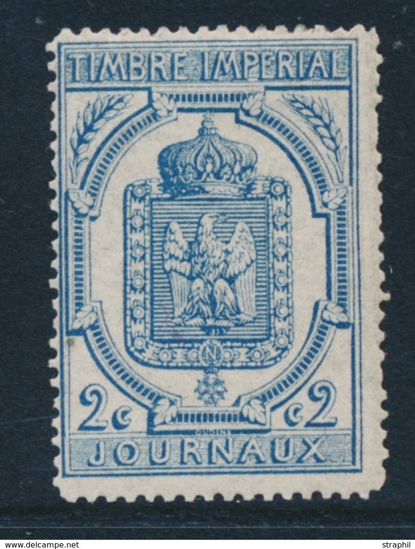 * TIMBRES JOURNAUX - * - N°8 - 2c Bleu - TB - Journaux