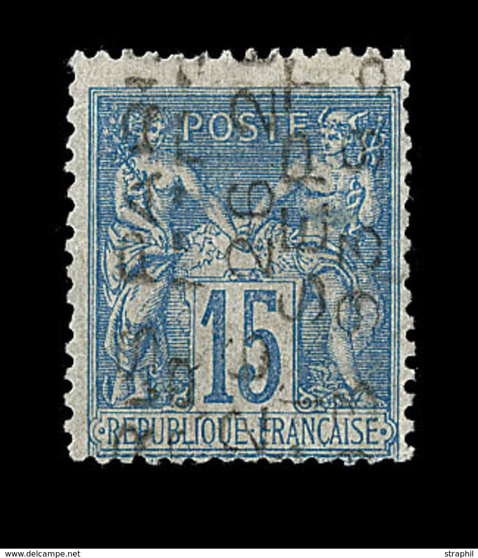 , PREOBLITERES - , - N°17 - 15c Bleu - TB - 1893-1947