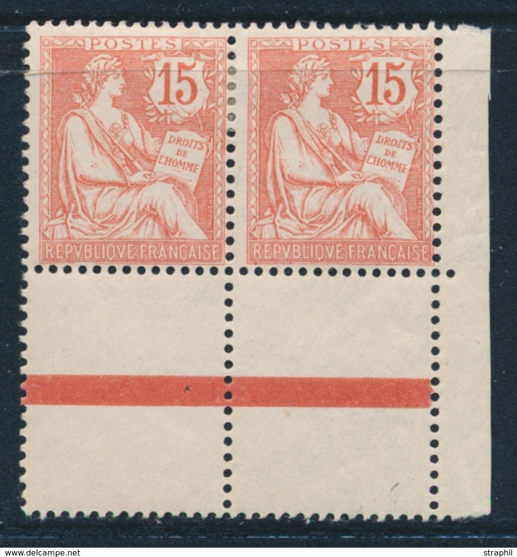 ** VARIETES  - ** - N°128 - Variété De Couleur Violette Dégradée - TB - Unused Stamps