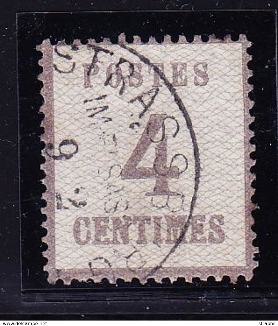 O TIMBRES D'ALSACE LORRAINE (1870-71) - O - N°3 - Obl. Càd Strassburg Im Elsass - 9.2…. - TB - Other & Unclassified