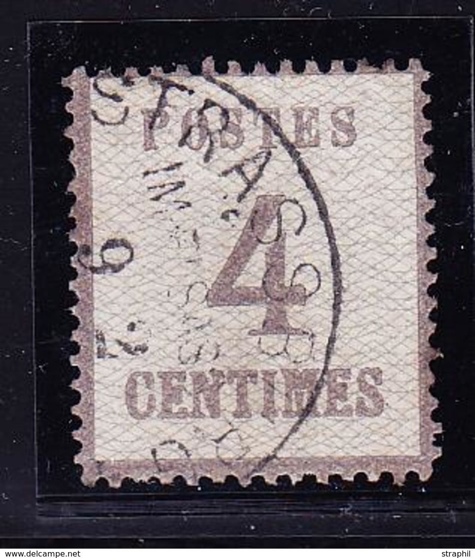 O TIMBRES D'ALSACE LORRAINE (1870-71) - O - N°3 - Obl. Càd Strassburg Im Elsass - 9.2…. - TB - Sonstige & Ohne Zuordnung