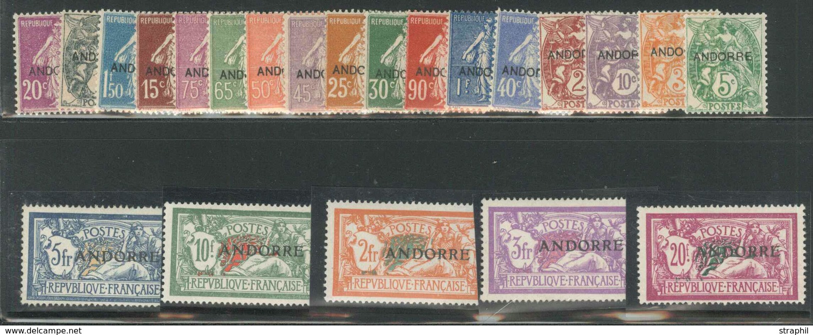 * TIMBRES POSTE - * - N°2/23 - TB - Unused Stamps