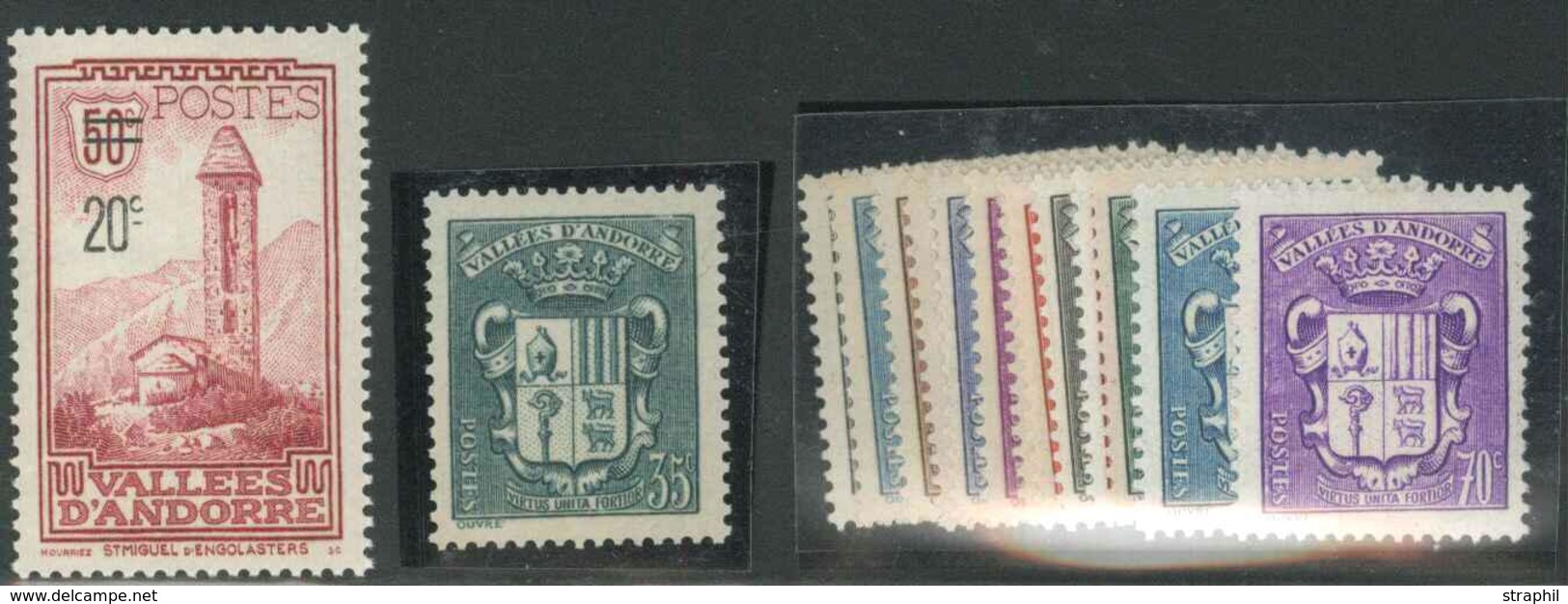 ** TIMBRES POSTE - ** - N°46, 47/60 - TF - TB - Neufs