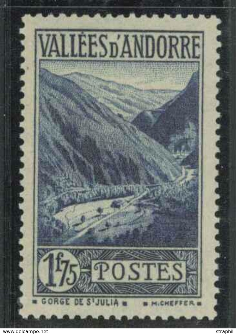 ** TIMBRES POSTE - ** - N°80 - 1F75 Bleu - TB - Neufs