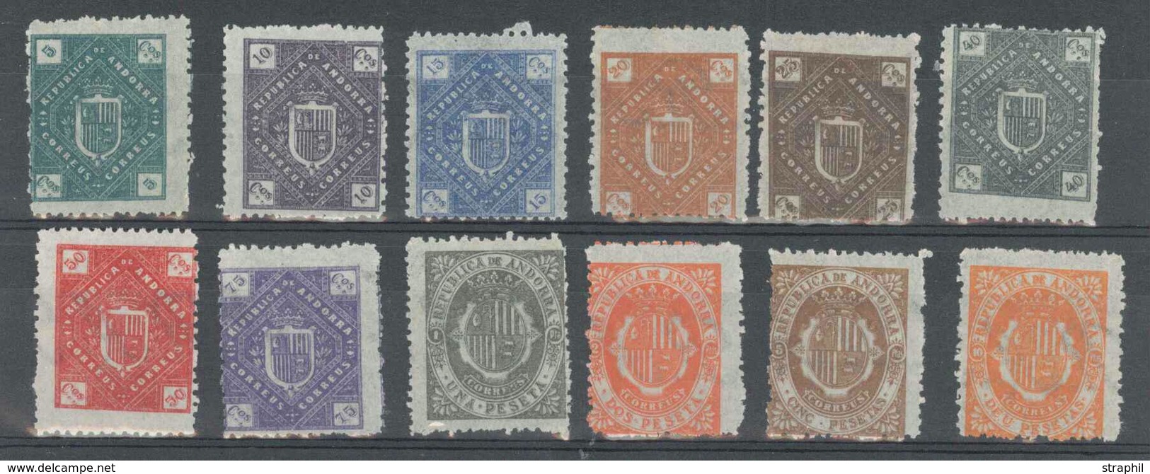 (*) TIMBRES POSTE - (*) - Poste Locale N°1/12 - Dentelé 13½ - TB - Unused Stamps