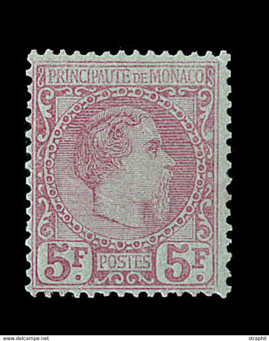 * TIMBRES POSTE - * - N°10 - 5F Carmin S/verdâtre - Forte Charn. - Signé - TB - Neufs