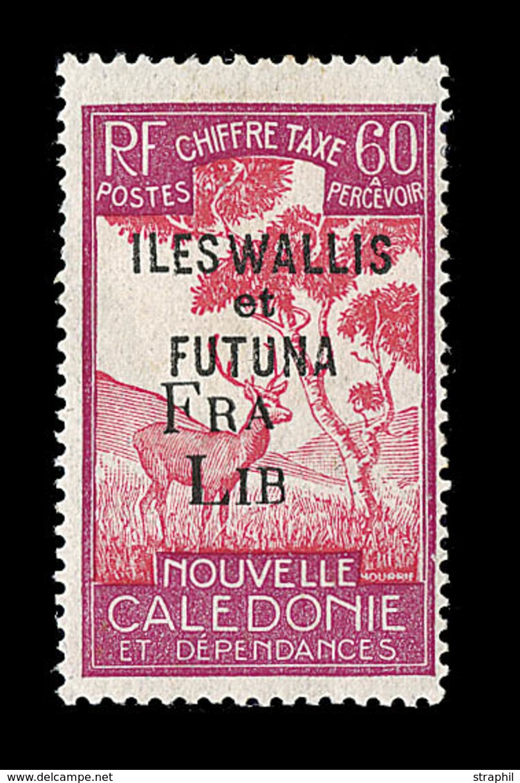 * WALLIS ET FUTUNA - TIMBRES TAXE - * - N°33 - Surch. Incomplète "FRA LIB" - B - Other & Unclassified