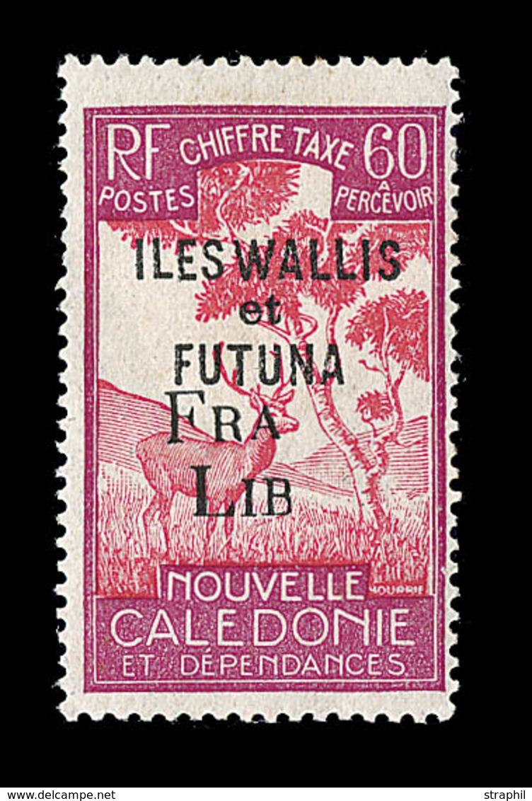 * WALLIS ET FUTUNA - TIMBRES TAXE - * - N°33 - Surch. Incomplète "FRA LIB" - B - Autres & Non Classés