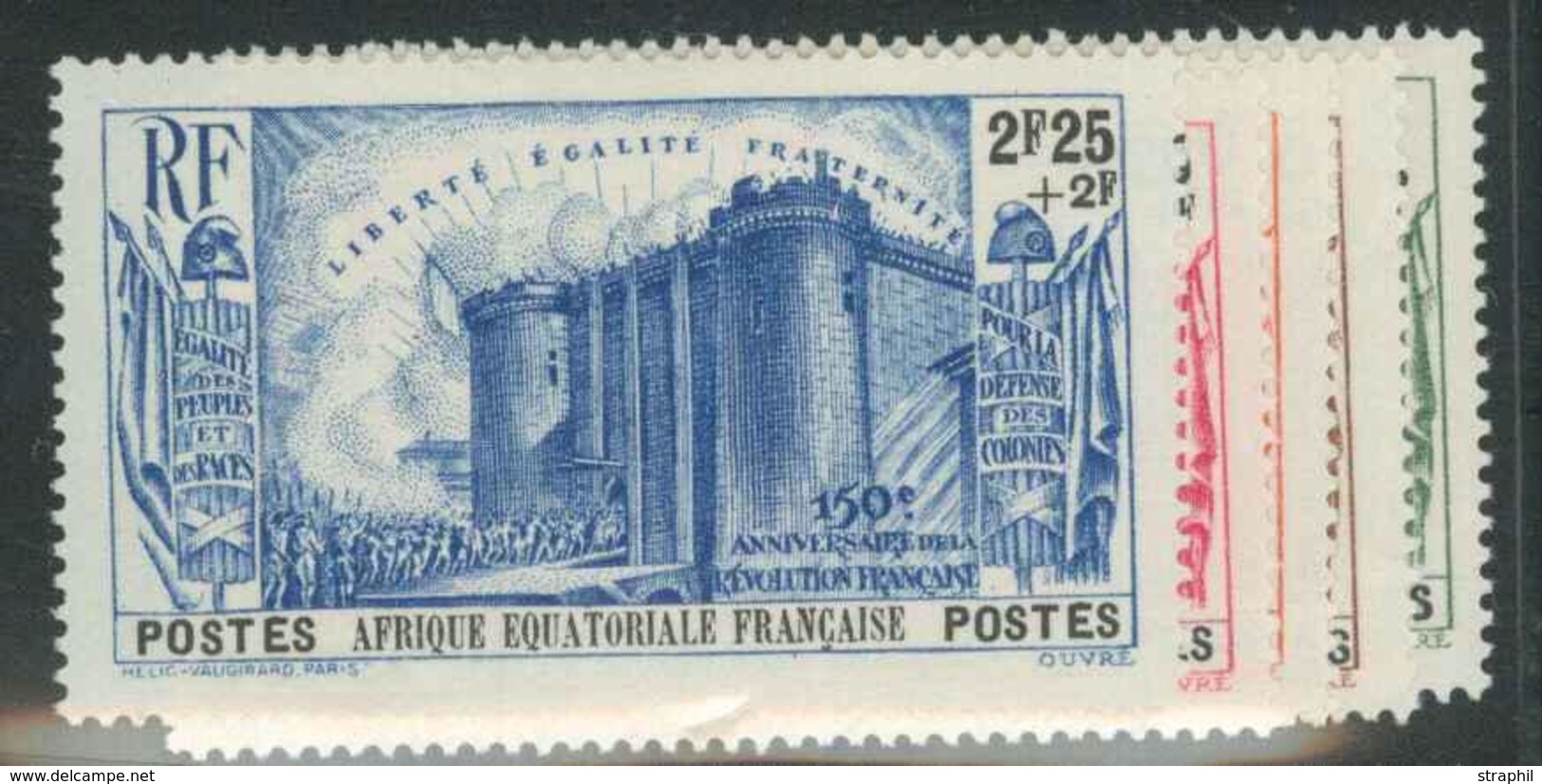 * AFRIQUE EQUATORIALE FRANCAISE - * - N°72/76 - TB - Sonstige & Ohne Zuordnung