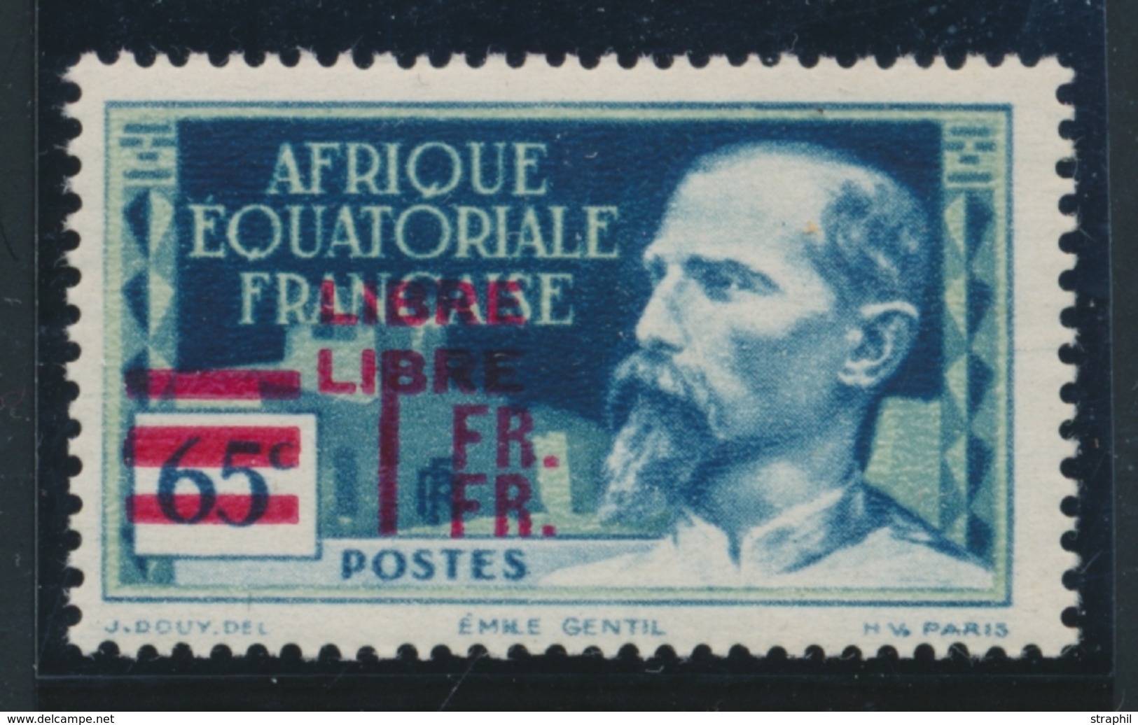 ** AFRIQUE EQUATORIALE FRANCAISE - ** - N°140a - Dble Surch. - TB - Other & Unclassified