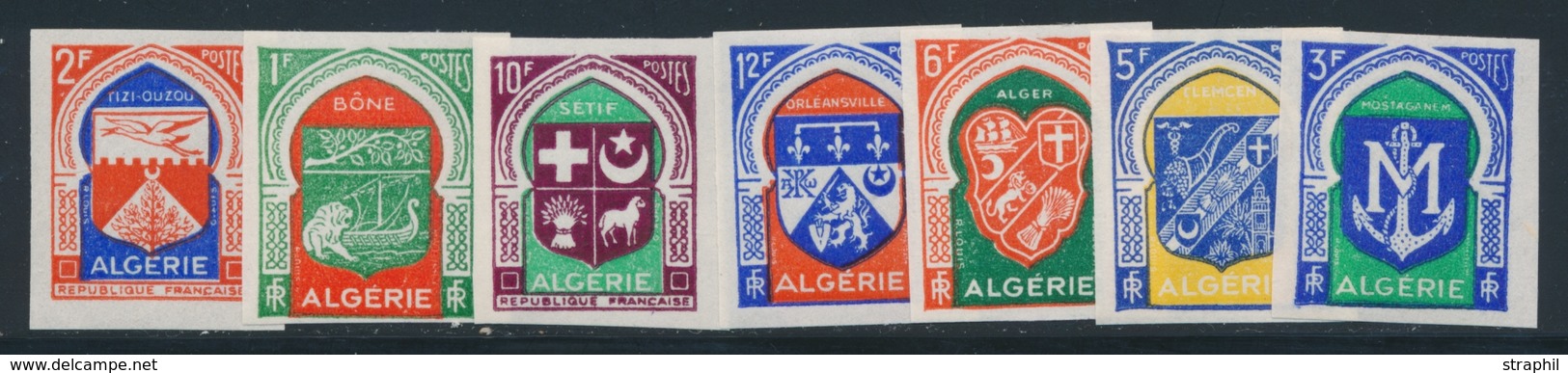 ** ALGERIE - ** - N°337/37F - 7 Valeurs - Tous ND - TB - Autres & Non Classés