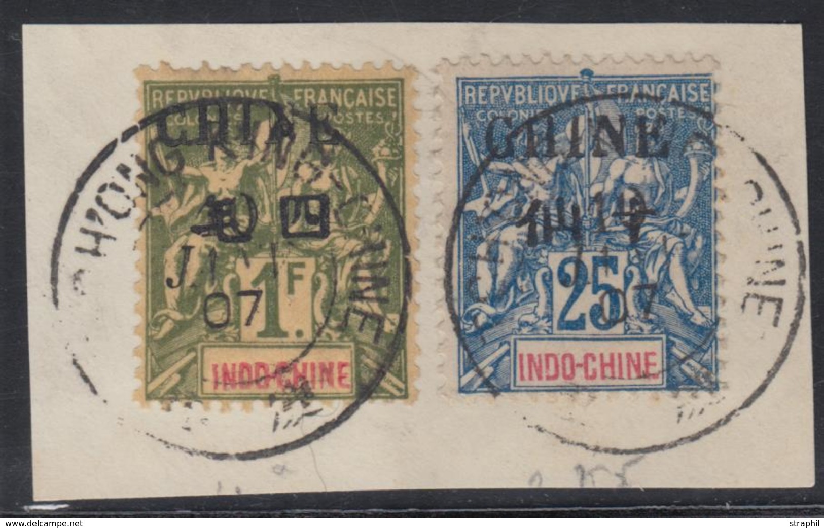 F CHINE - BUREAU FRANCAIS - F - N°56, 60 - Obl. Tchong-King/CHINE - TB - Other & Unclassified
