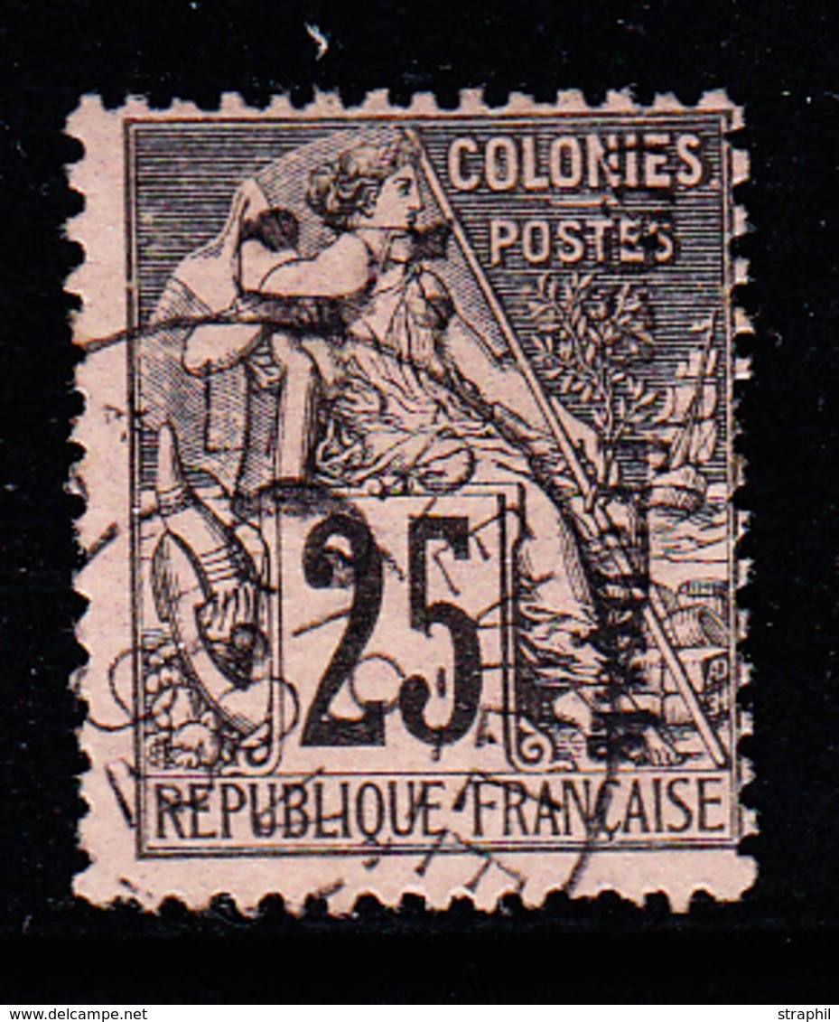 O CONGO - O - N°4Aa - 5c S/25c - Surch. Verticale - Signé - TB - Sonstige & Ohne Zuordnung