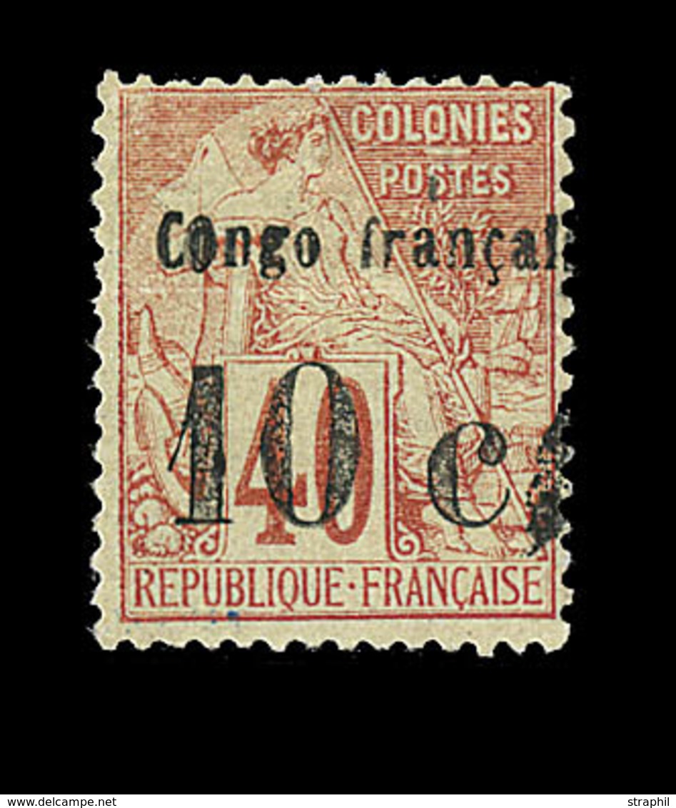 (*) CONGO - (*) - N°6 - 10c S/40c - Signé Calves - TB - Autres & Non Classés