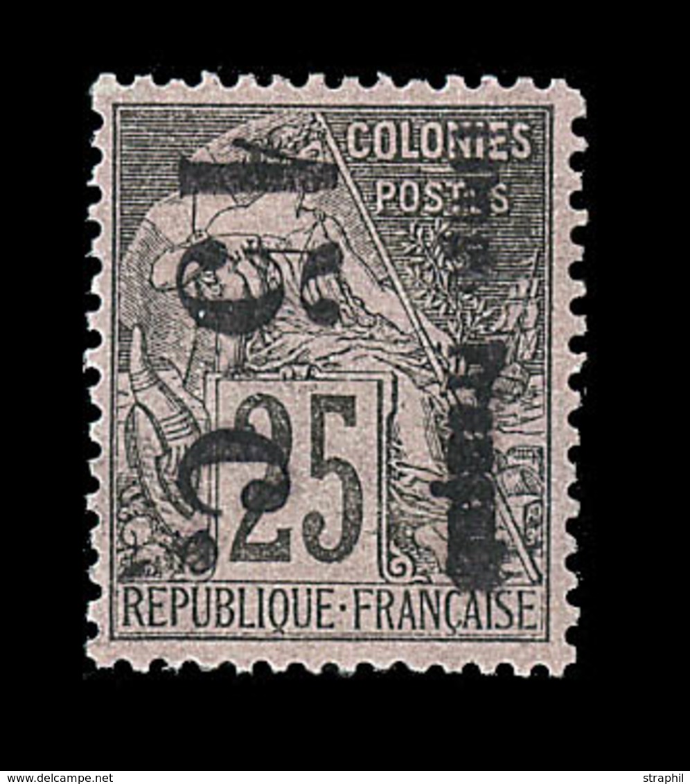 * CONGO - * - N°7b - 15c S/25 Noir S/rose - Surch. Verticale - TB - Autres & Non Classés