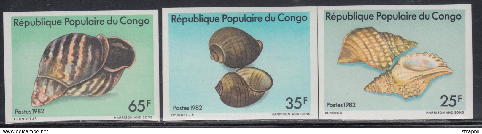 ** CONGO - NON DENTELES - ** - N°683A/C - ND - Rare - TB - Other & Unclassified