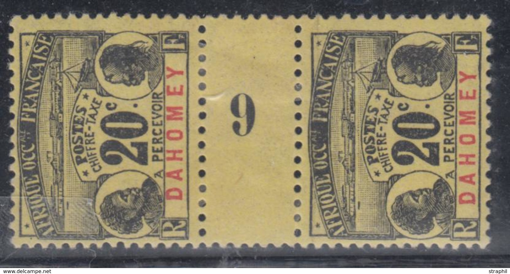 * DAHOMEY - MILLESIMES - * - TAXE N°4 - Mill. 9 - TB - Sonstige & Ohne Zuordnung