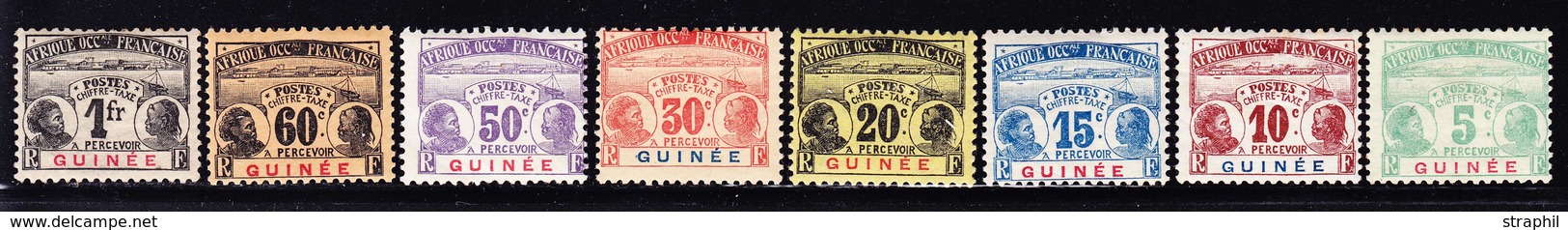 * GUINEE - TIMBRES TAXE - * - N°8/15 - TB - Autres & Non Classés