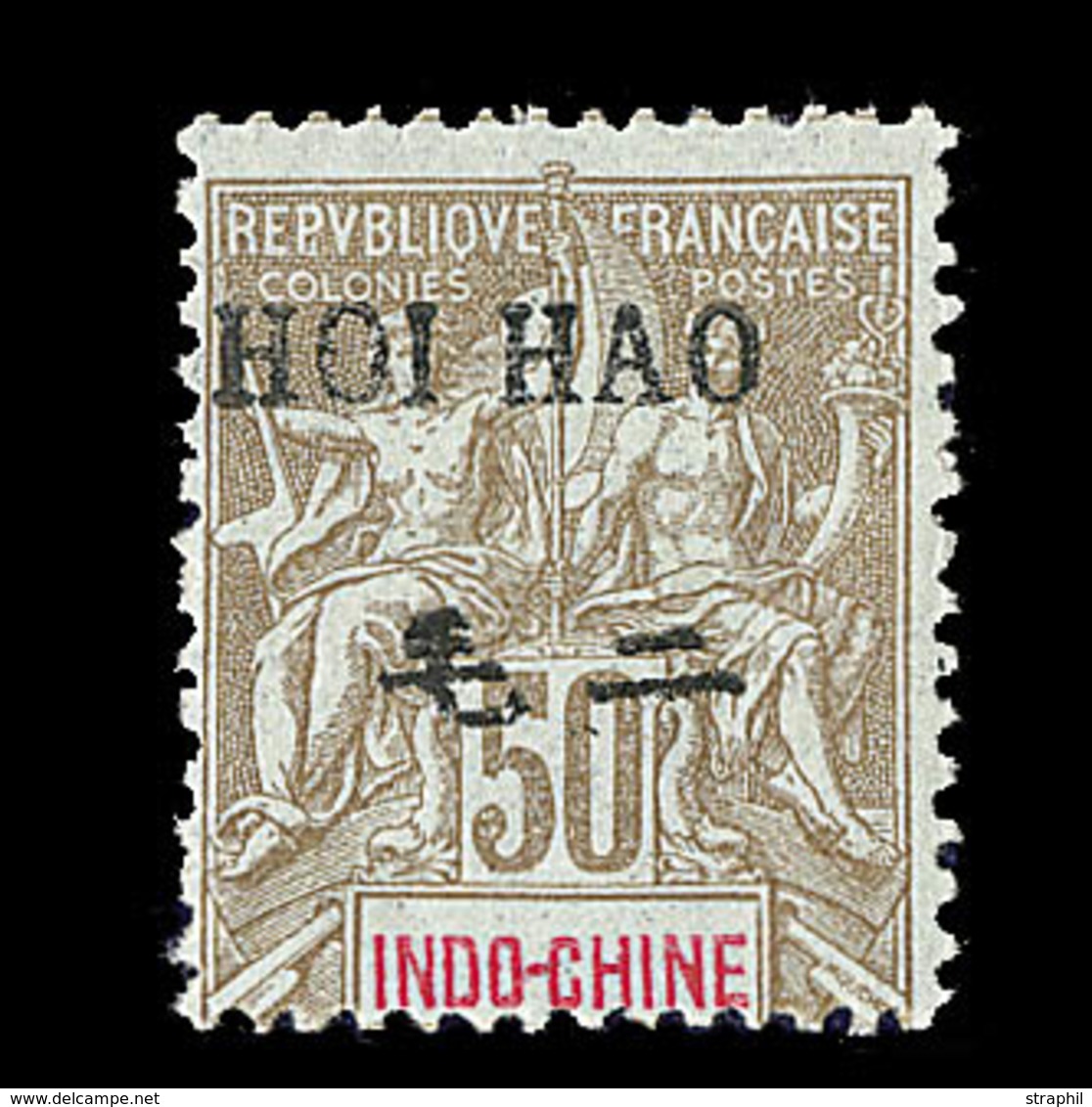 ** BUREAUX CHINOIS - HOÏ - HAO - ** - N°28 - 50c Bistre Et Rouge - TB - Autres & Non Classés