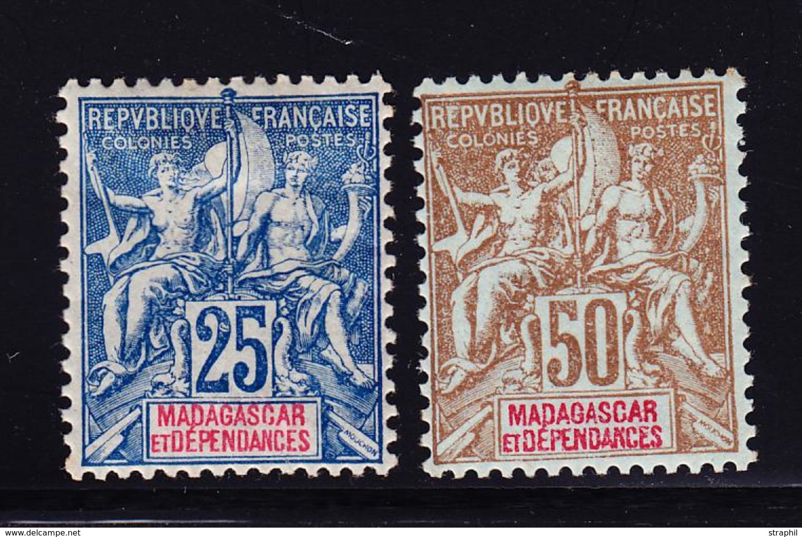 * MADAGASCAR - * - N°45, 47 (2 Pts Rousseur) - TB - Other & Unclassified