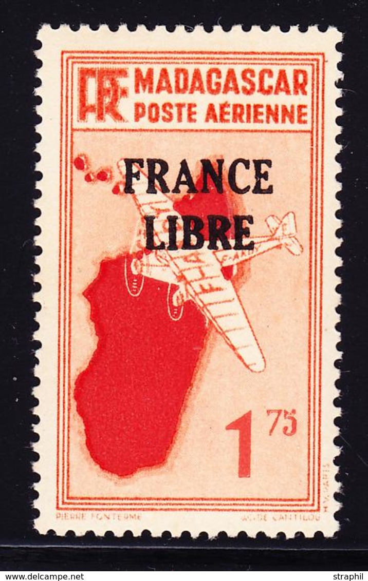 * MADAGASCAR - POSTE AERIENNE  - * - N°46 - Signé JF Brun - TB - Autres & Non Classés