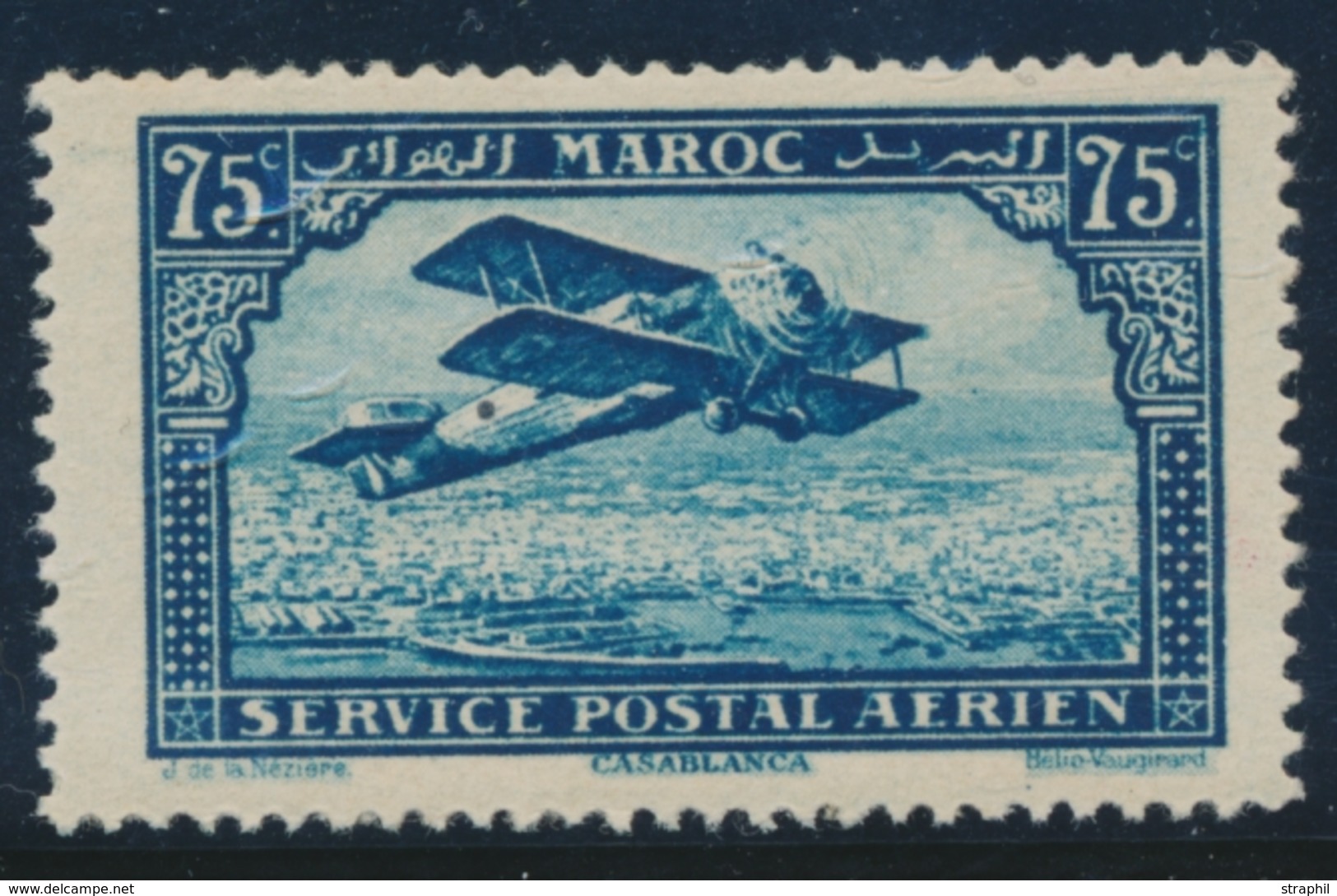 ** MAROC - POSTE AERIENNE - ** - N°4 - Inf. Rousseurs - Sinon TB - Vide