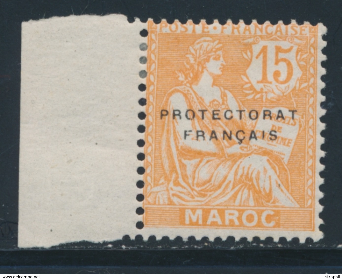 * MAROC - VARIETES - * - N°42a - Sans Surch . Arabe - BDF - TB - Sonstige & Ohne Zuordnung