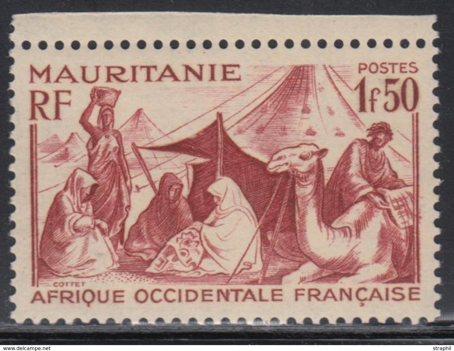 ** MAURITANIE  - ** - N°112A - 1F50 Brun Rouge - TB - Sonstige & Ohne Zuordnung