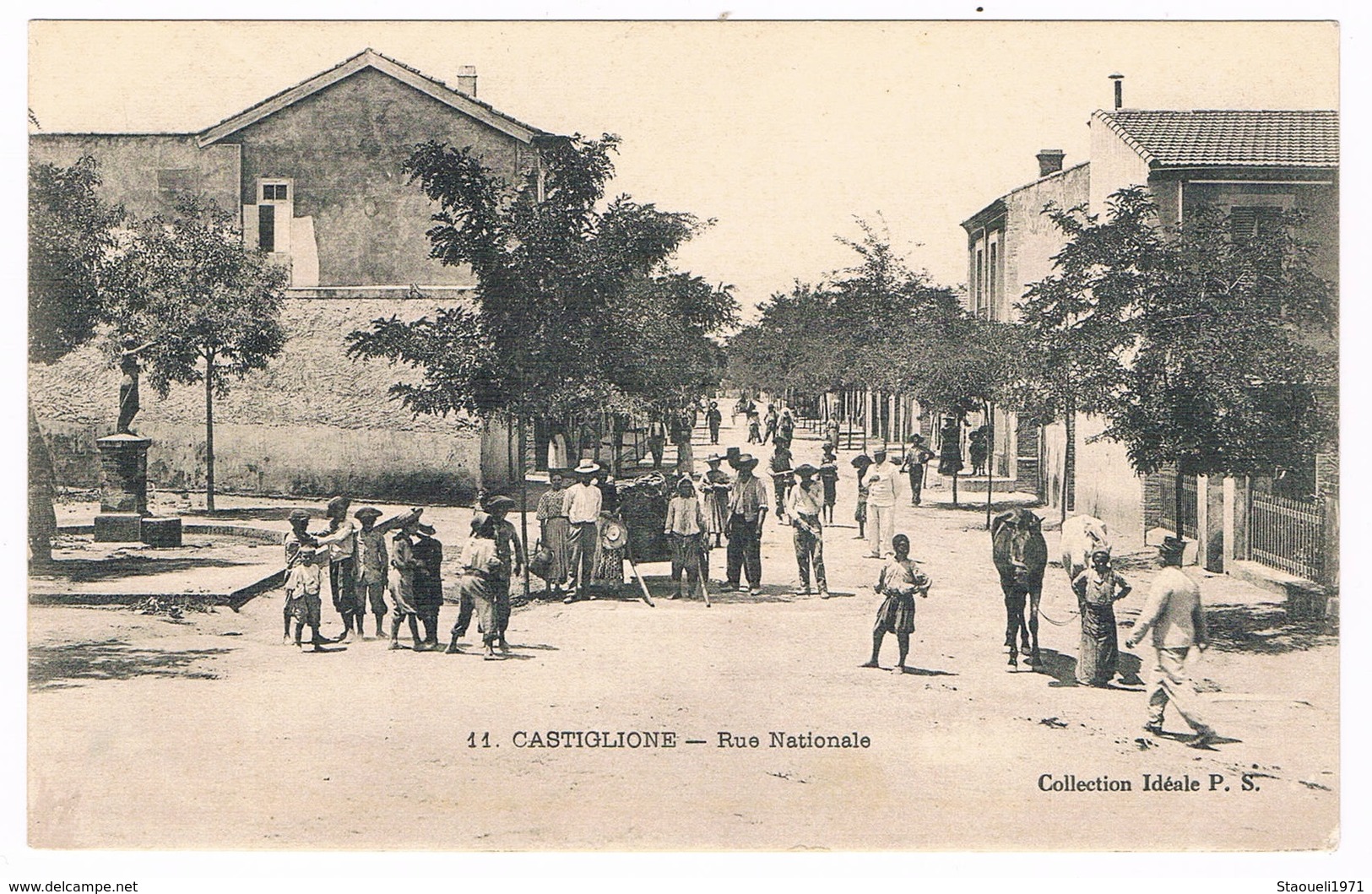 CASTIGLIONE - RUE NATIONALE - ALGERIE.. - Other & Unclassified