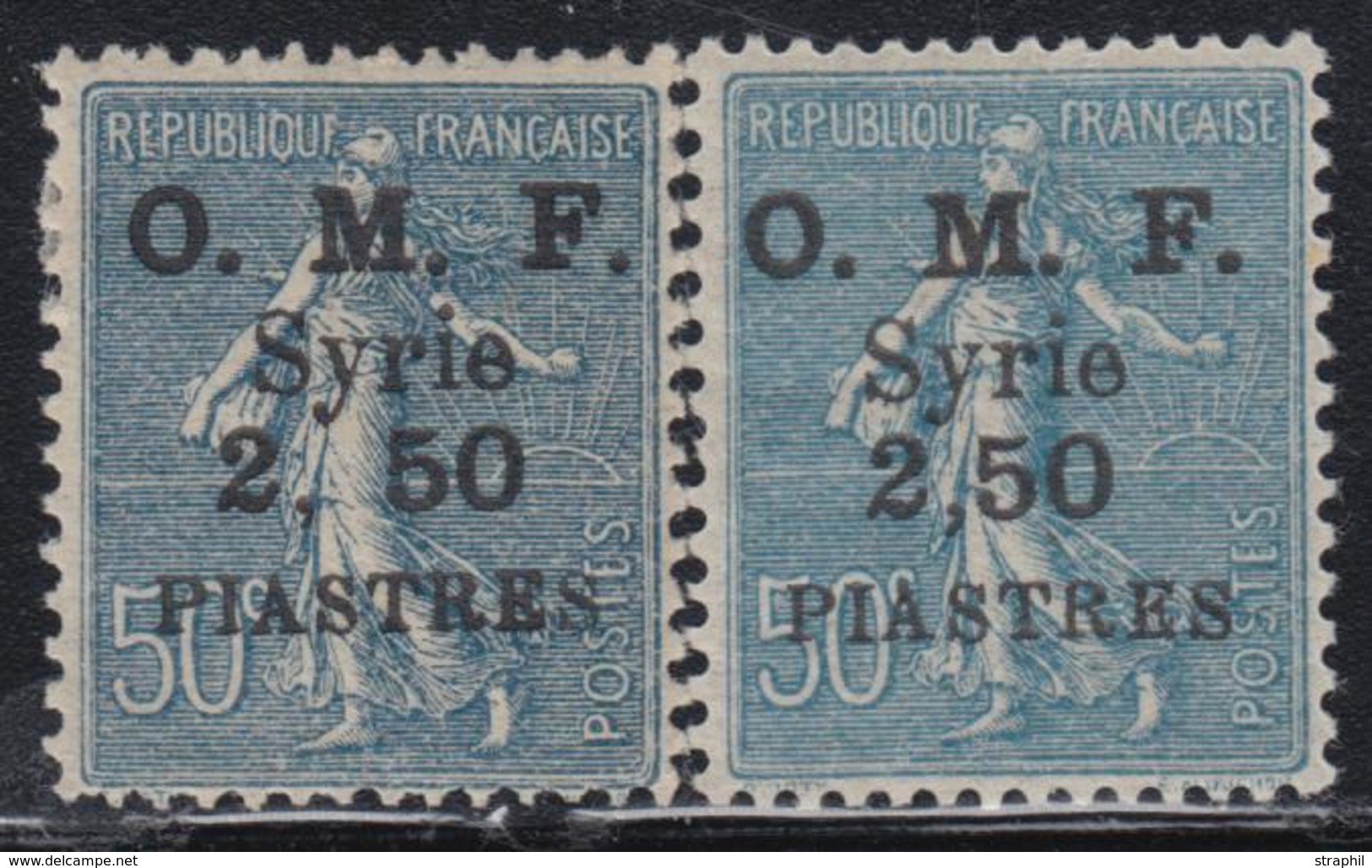 * SYRIE - * - N°69 - Variété "50" éloigné De "2" - TB - Sonstige & Ohne Zuordnung