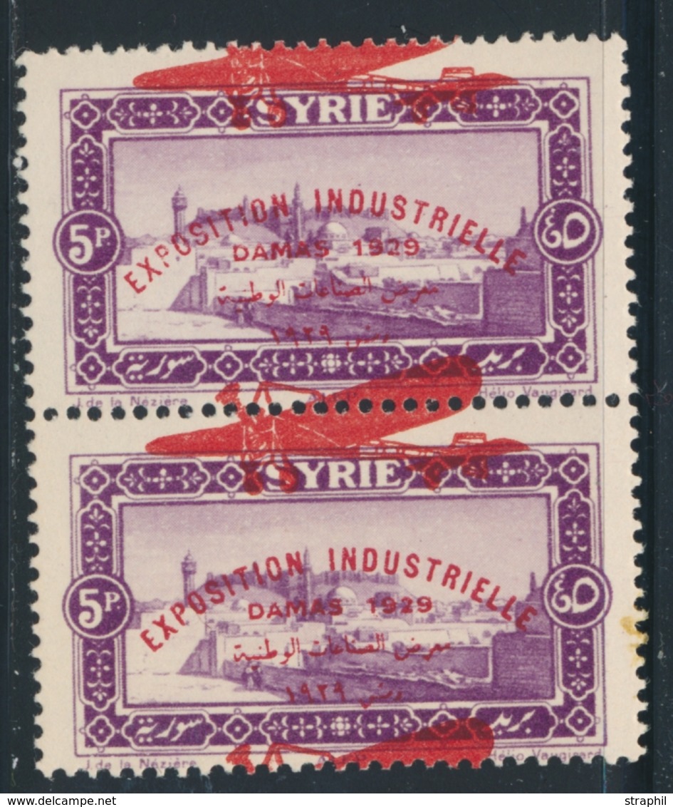 **/* SYRIE - POSTE AERIENNE  - **/* - N°47 - Paire - Surcharge Décalée - TB - Sonstige & Ohne Zuordnung