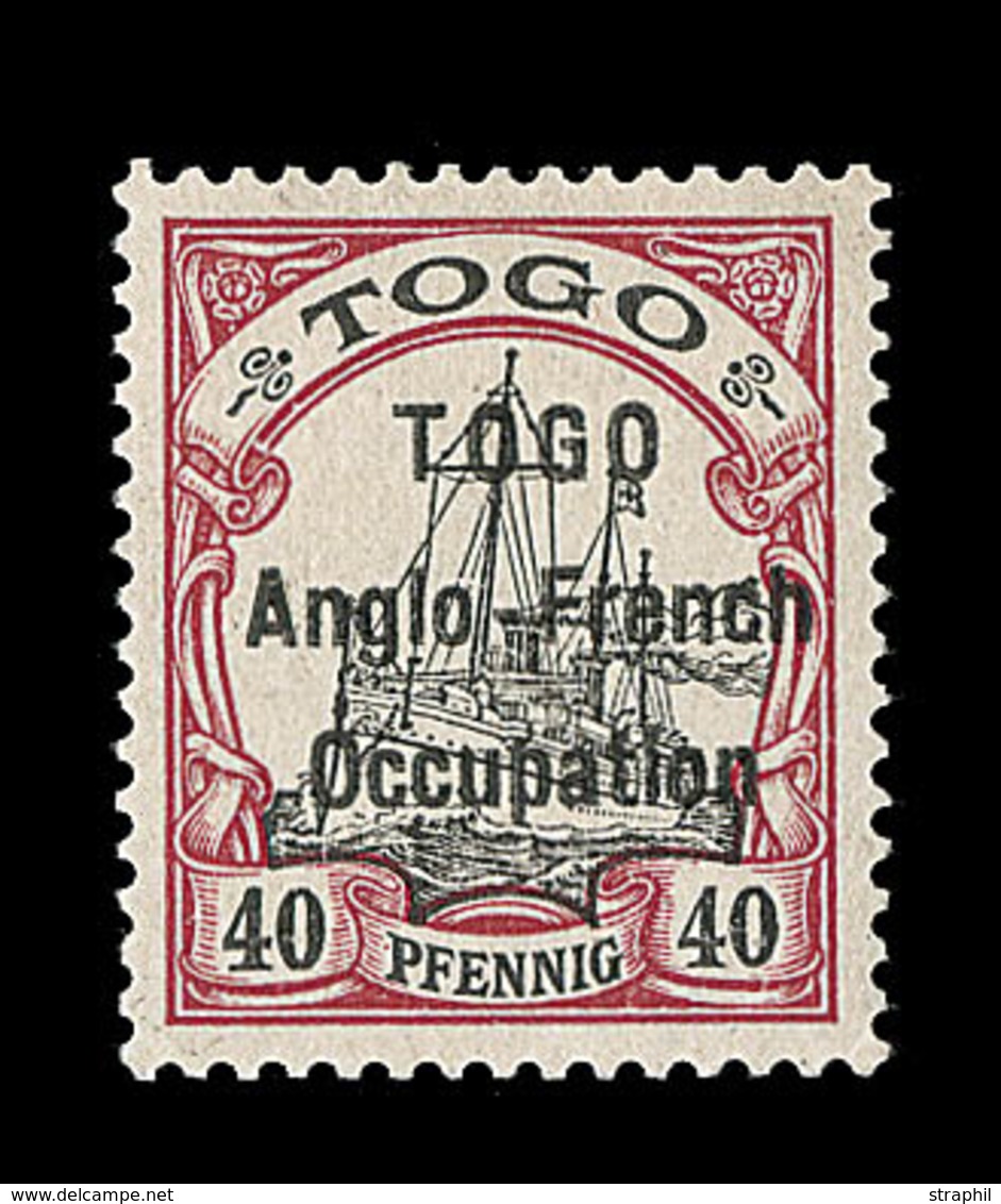 * TOGO BUREAU ALLEMAND - * - N°38 - Type I - 40pfg - Signé A. Brun - TB - Sonstige & Ohne Zuordnung