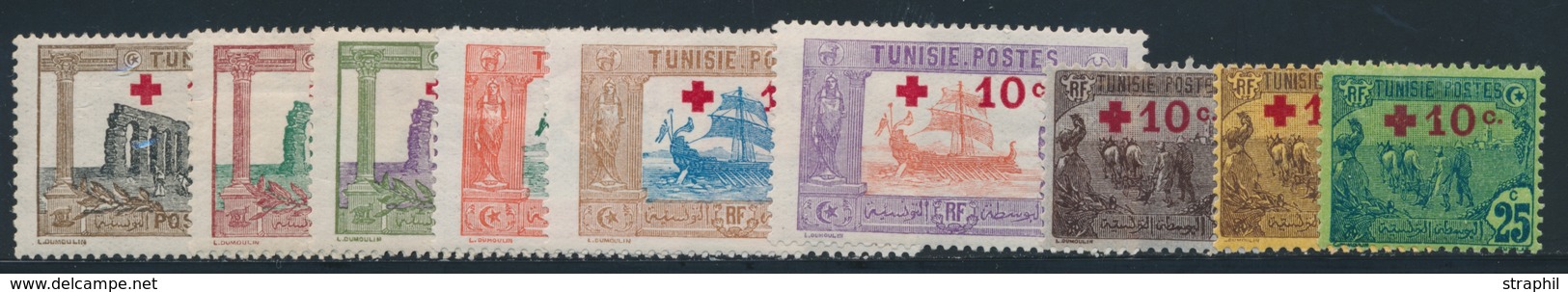 * TUNISIE - * - N°50/58 - Série Croix-Rouge - TB - Sonstige & Ohne Zuordnung