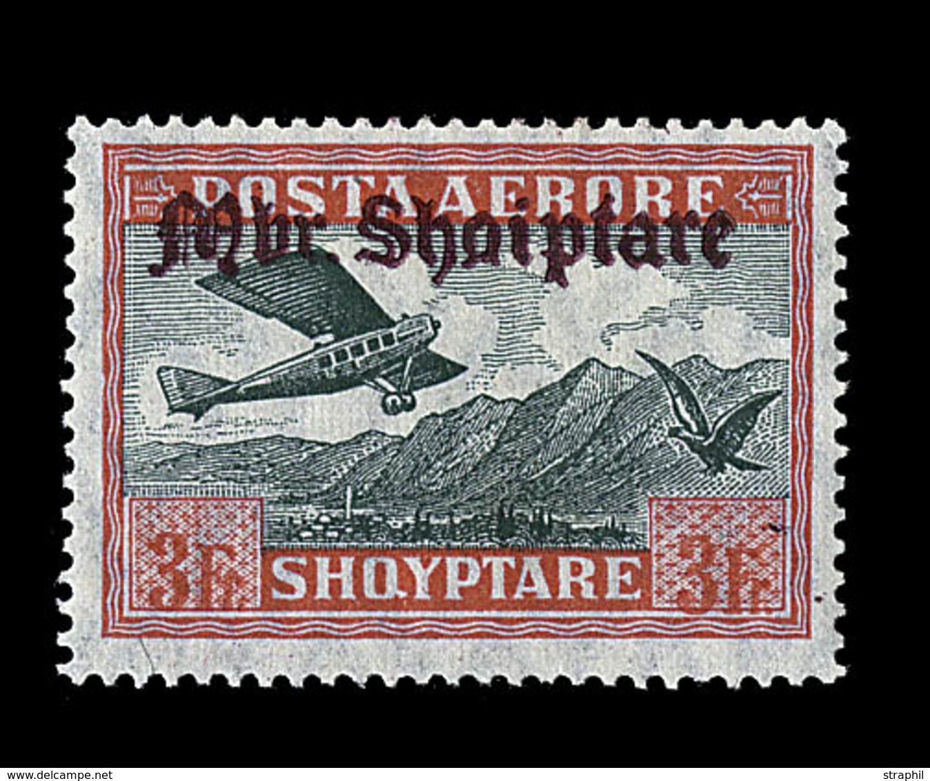 * ALBANIE - POSTE AERIENNE - * - N°22/28 - TB - Albanie