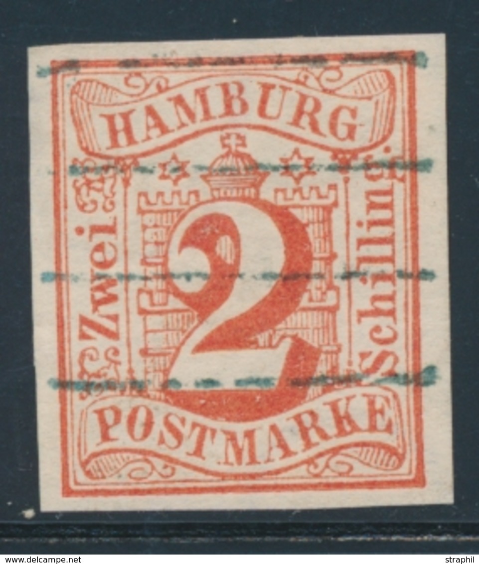O HAMBOURG - O - N°3 - 2s Rouge - Belles Marges - TB/SUP - Hamburg