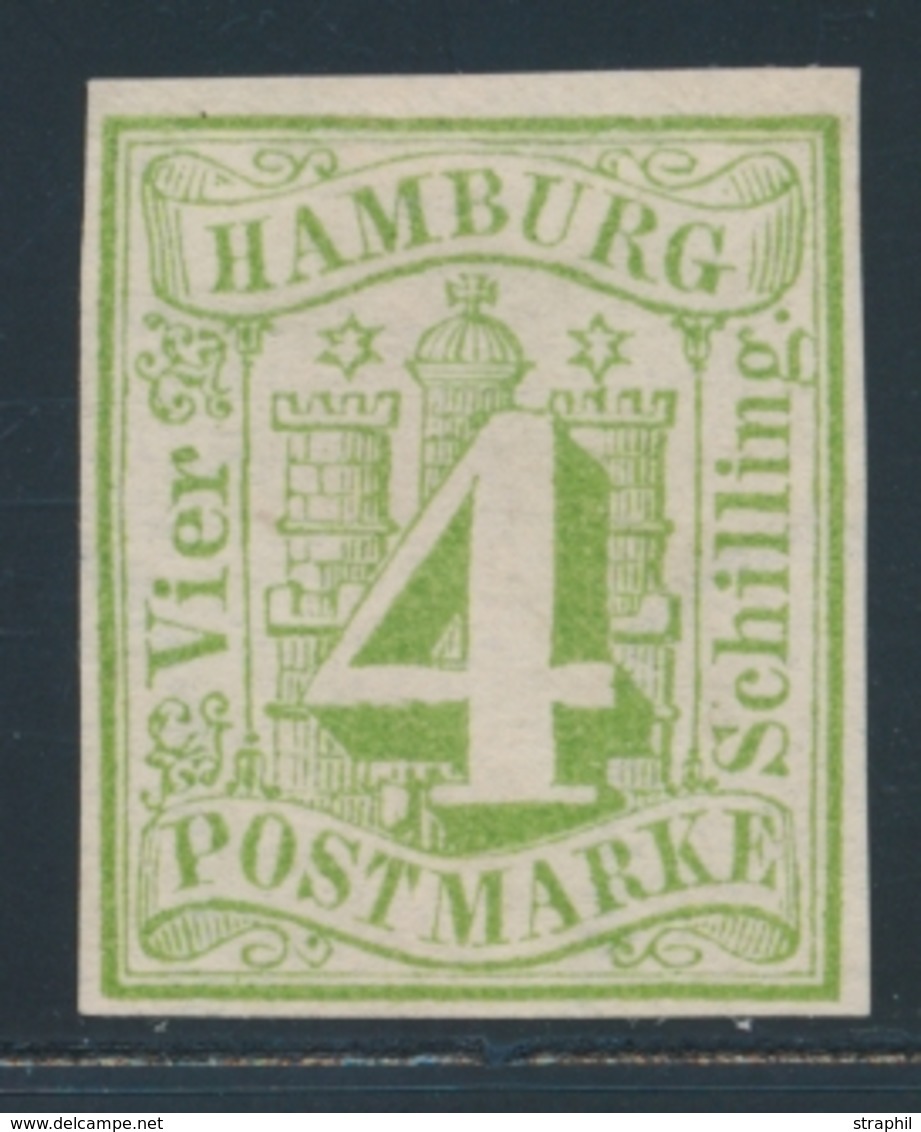 (*) HAMBOURG - (*) - N°5 - 4s. Vert - TB - Hamburg
