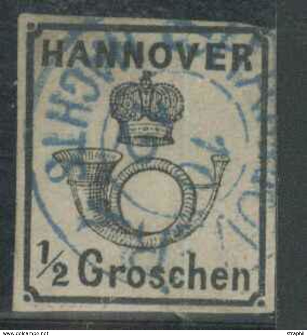 O HANOVRE - O - N°16 - ½g Noir - TB - Hannover