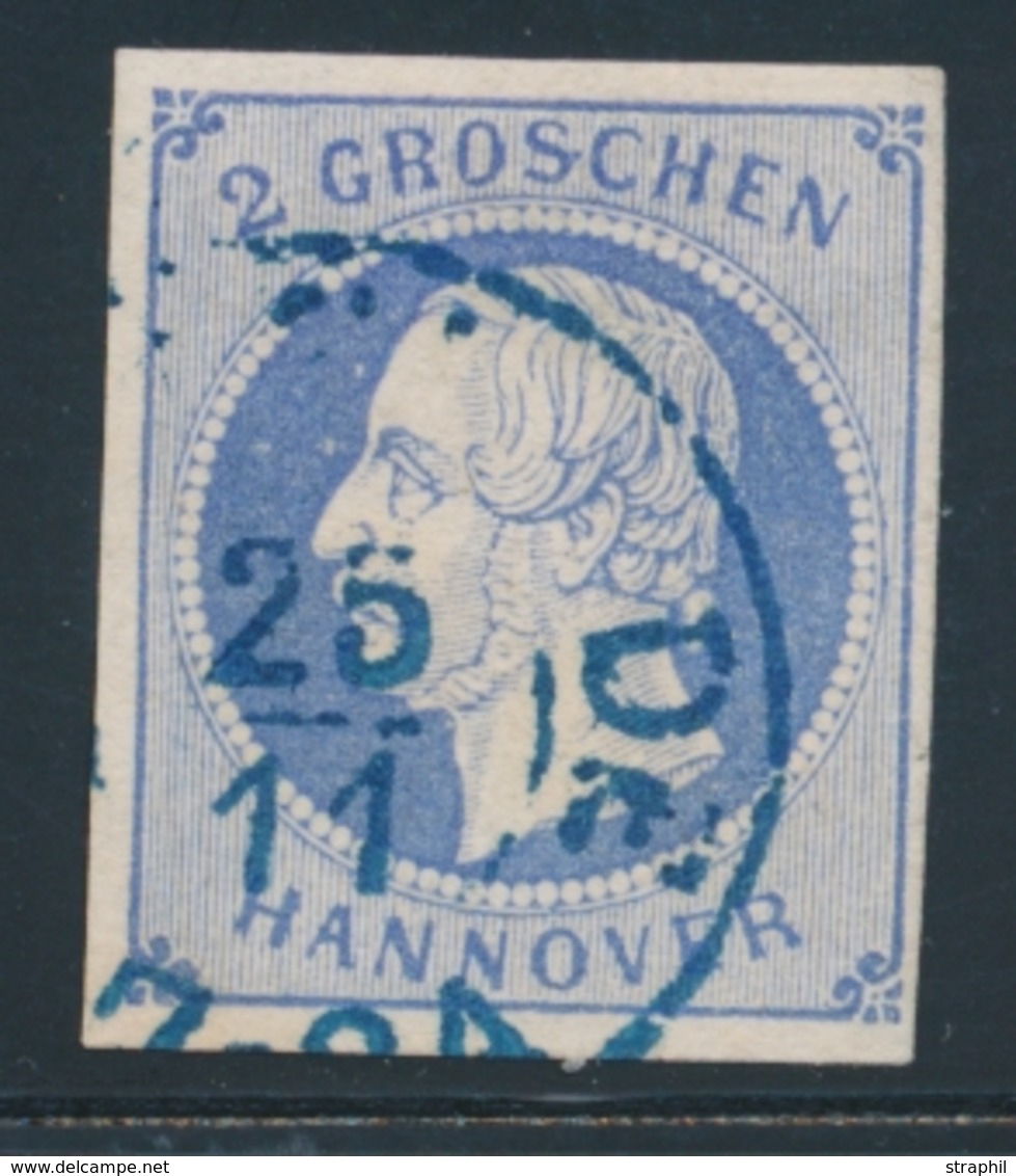 O HANOVRE - O - N°18 - 2g. Bleu - TB - Hannover