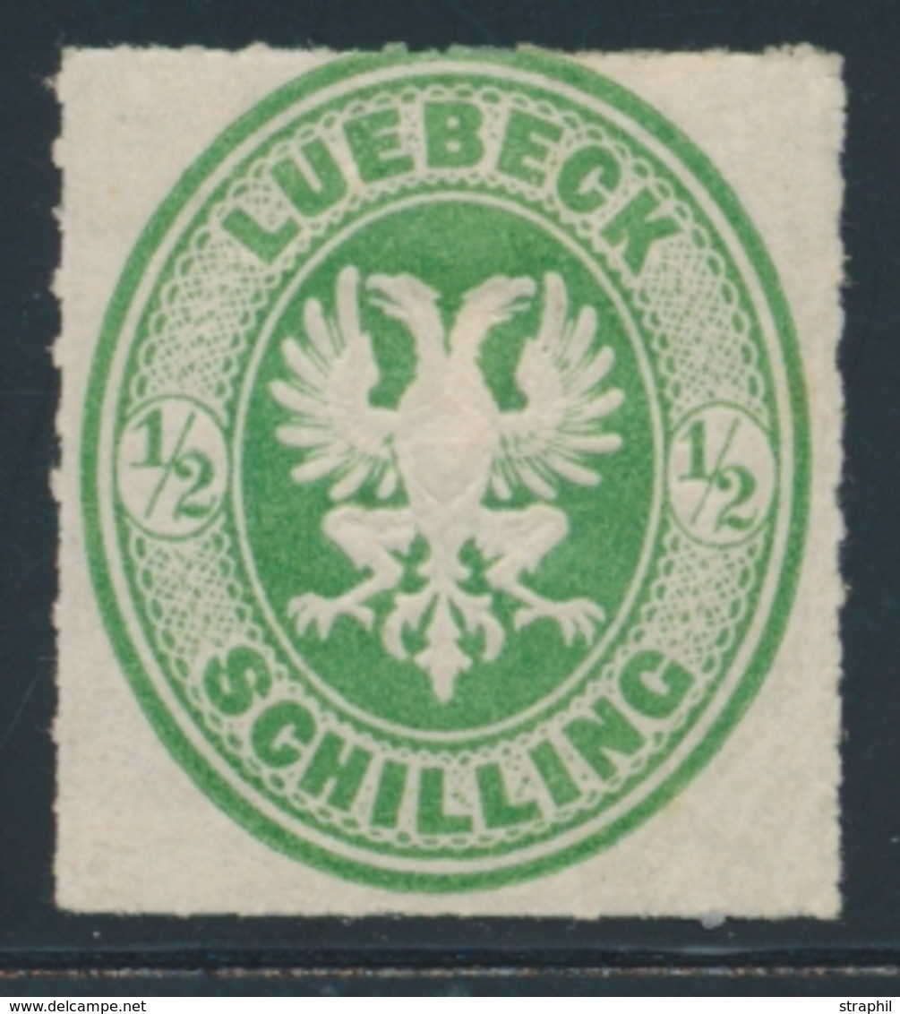 * LUBECK - * - N°8 - ½ S. Vert - TB - Luebeck