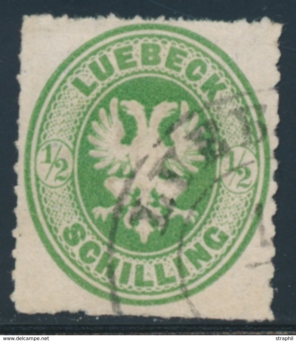 O LUBECK - O - N°8 - ½ S. Vert - TB - Luebeck