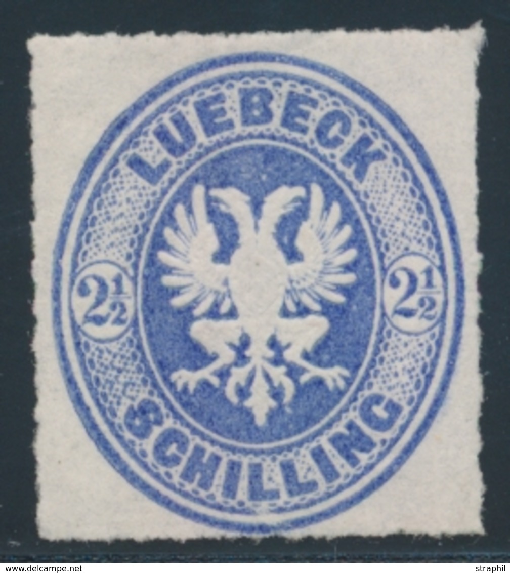 * LUBECK - * - N°11 - 2 ½ S. Outremer - TB - Luebeck