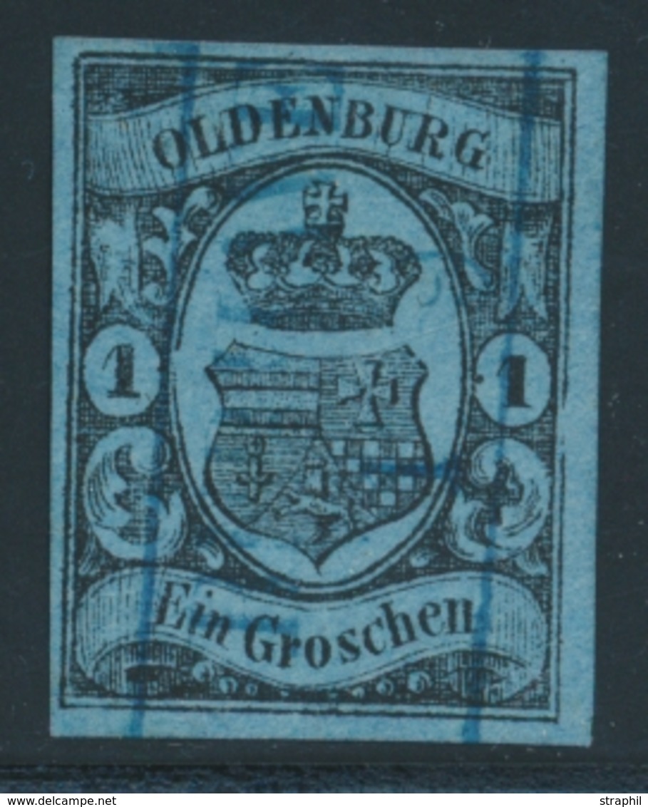 O OLDENBOURG - O - N°6 - 1 G. Bleu - TB - Oldenburg