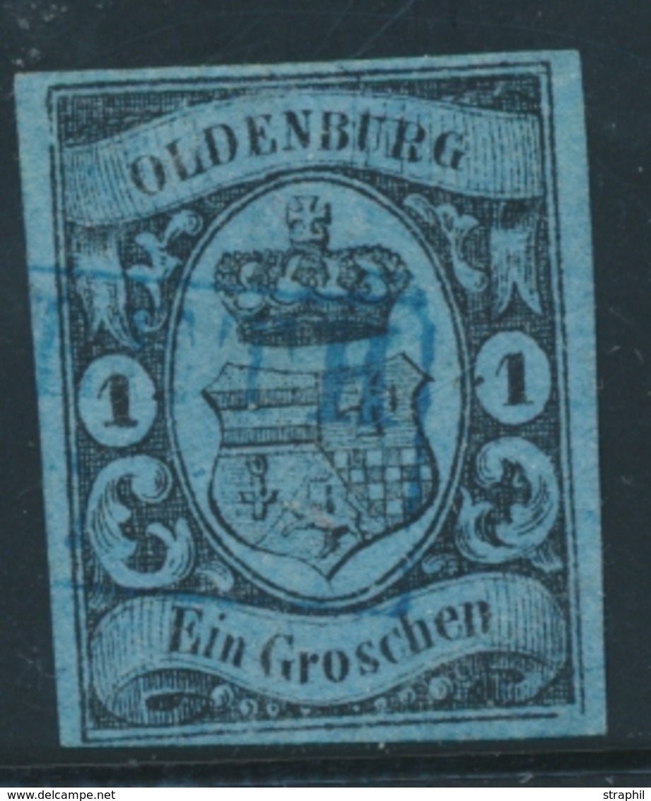 O OLDENBOURG - O - N°6 - 1 G. Bleu - TB - Oldenburg