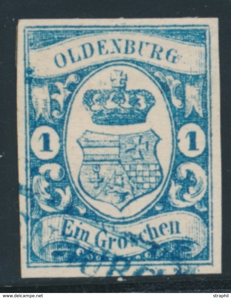 O OLDENBOURG - O - N°12 - 1g. Bleu - TB - Oldenburg