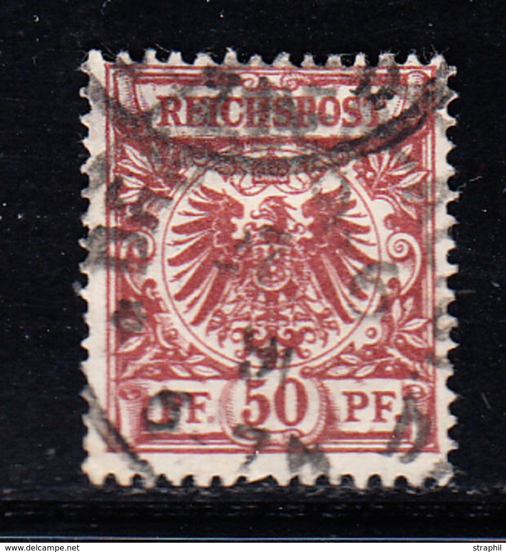 O ALLEMAGNE - EMPIRE  - O - N°50a - Brun Rouge - TB - Gebraucht