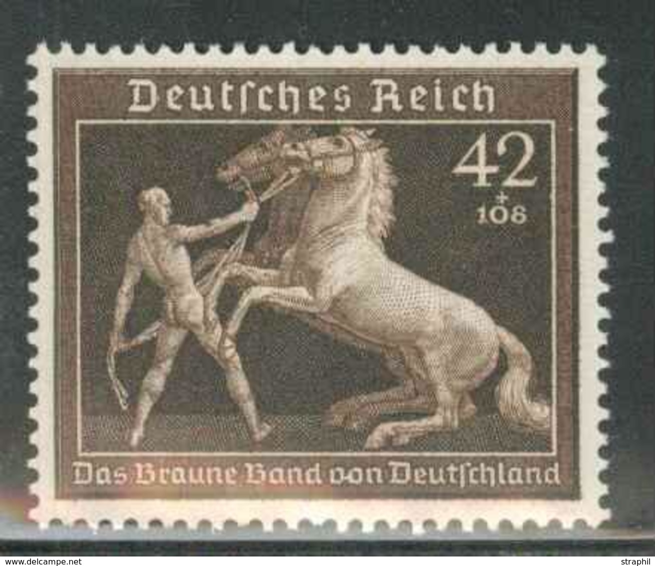 ** ALLEMAGNE - IIIEME REICH - ** - N°639 - Ruban Brun - TB - Ungebraucht