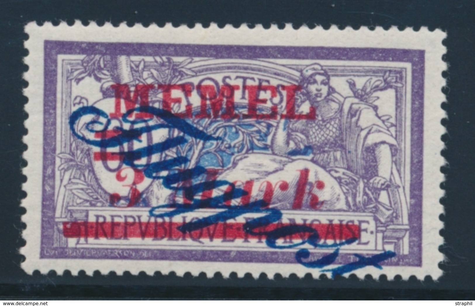 * MEMEL - * - N°14 - Signé A. Brun - TB - Memel (Klaïpeda) 1923